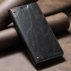 Funda para teléfono de piel con hebilla y te...
