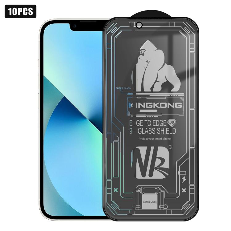 10 láminas de vidrio templado 3D de gran tam...