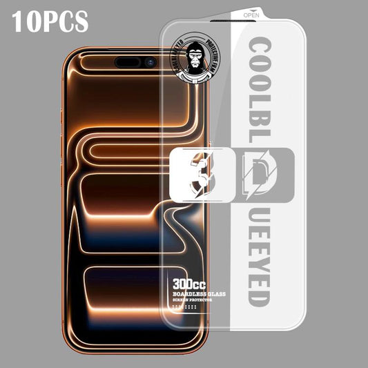 10 láminas de vidrio templado HD antiestátic...