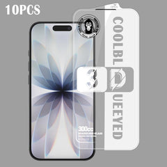 10 láminas de vidrio templado HD antiestátic...