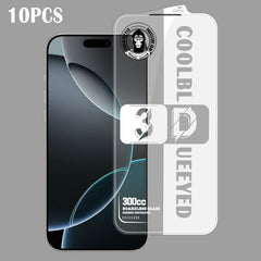 10 láminas de vidrio templado HD antiestátic...
