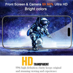 10 láminas de vidrio templado HD antiestátic...