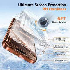 10 unidades de protector de pantalla de vidr...