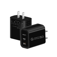 Cargador dual USB tipo C 949-2C PD25W compat...