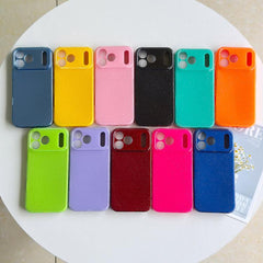 Funda de TPU para teléfono con purpurina de ...