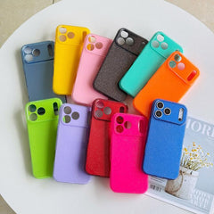 Funda de TPU para teléfono con purpurina de ...