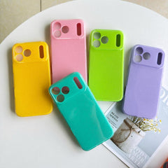 Funda de TPU para teléfono con purpurina de ...