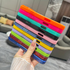 Funda de TPU para teléfono con purpurina de ...