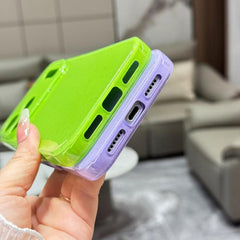Funda de TPU para teléfono con purpurina de ...