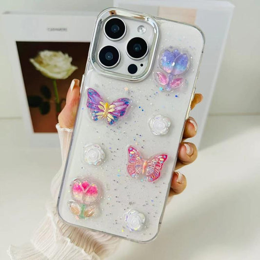 Funda para teléfono de TPU con mariposa de c...