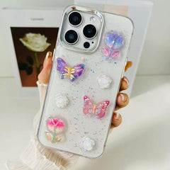 Funda para teléfono de TPU con mariposa de c...