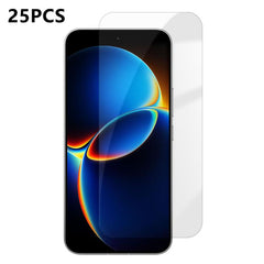25 láminas de vidrio templado HD antihuellas...
