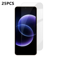 25 láminas de vidrio templado HD antihuellas...