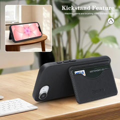 Funda trasera para teléfono con tarjetero ma...