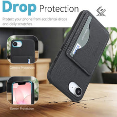Funda trasera para teléfono con tarjetero ma...