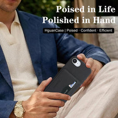 Funda trasera para teléfono con tarjetero ma...