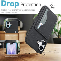 Funda trasera para teléfono con tarjetero ma...