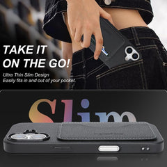 Funda trasera para teléfono con tarjetero ma...