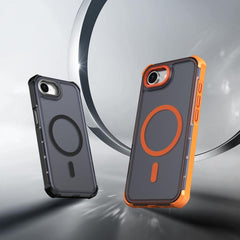 Funda para teléfono magnética semitransparen...