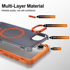 Funda para teléfono magnética semitransparen...