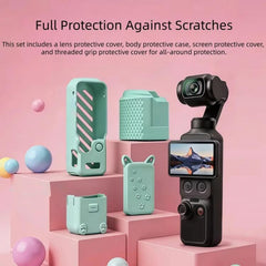 Funda protectora de silicona 4 en 1 para tod...