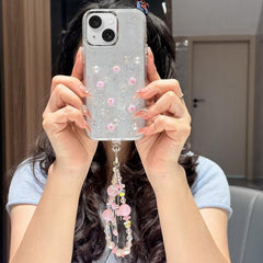 Funda de TPU para teléfono con pulsera y cad...