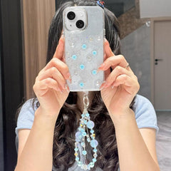 Funda de TPU para teléfono con pulsera y cad...