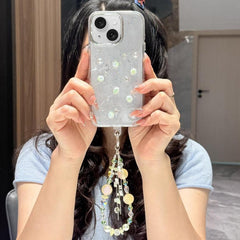 Funda de TPU para teléfono con pulsera y cad...