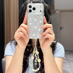 Funda de TPU para teléfono con pulsera y cad...