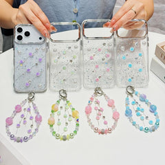 Funda de TPU para teléfono con pulsera y cad...