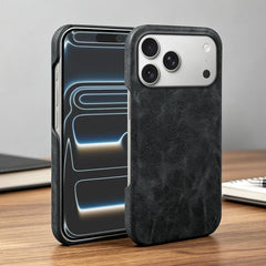 Funda trasera magnética de piel vegana con d...