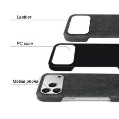Funda trasera magnética de piel vegana con d...