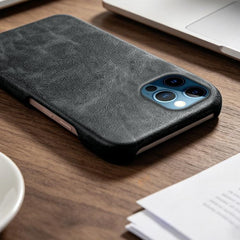 Funda trasera magnética de piel vegana con d...