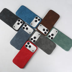 Funda trasera magnética de piel vegana con d...
