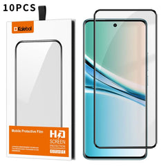 10 láminas de vidrio templado HD serigrafiad...