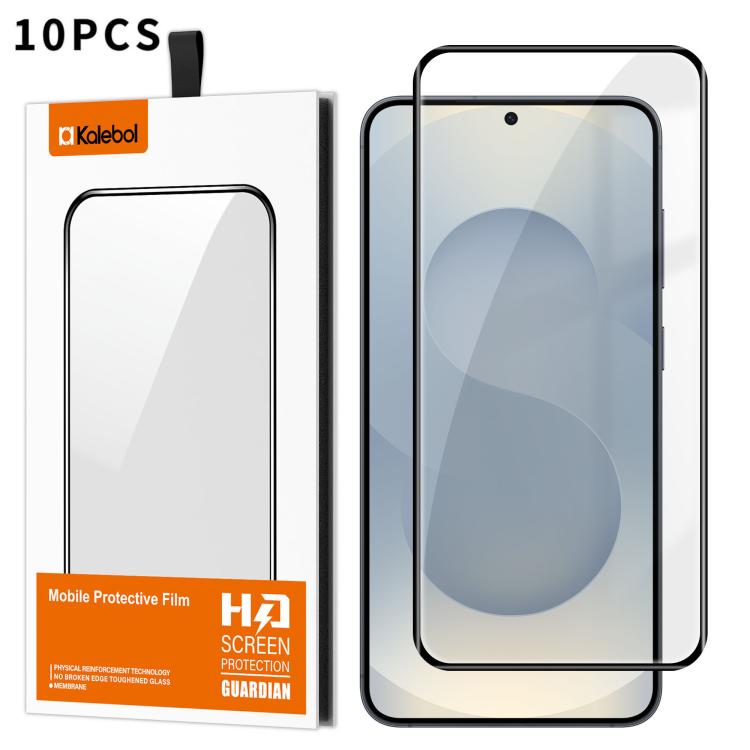 10 láminas de vidrio templado HD serigrafiad...