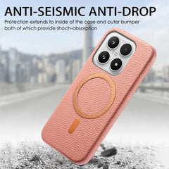 Funda para teléfono MagSafe de PU con textur...