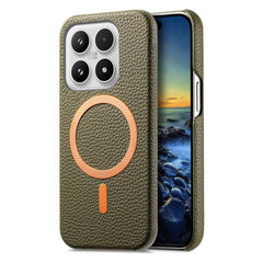 Funda para teléfono MagSafe de PU con textur...