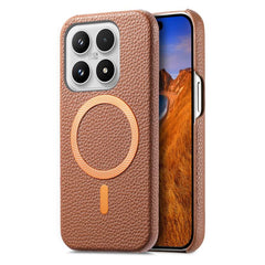 Funda para teléfono MagSafe de PU con textur...