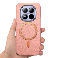 Funda para teléfono MagSafe de PU con textur...