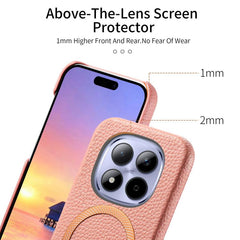 Funda para teléfono MagSafe de PU con textur...