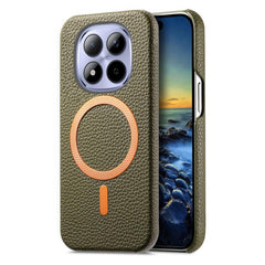 Funda para teléfono MagSafe de PU con textur...