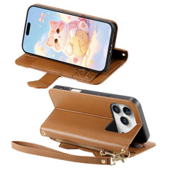 Cartera con cremallera en forma de gato, fun...