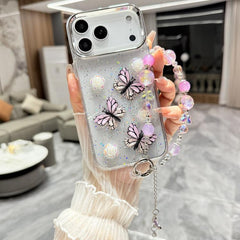 Funda para teléfono de TPU con purpurina y m...