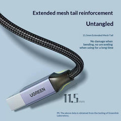 Cable trenzado para impresora UGREEN US370 8...