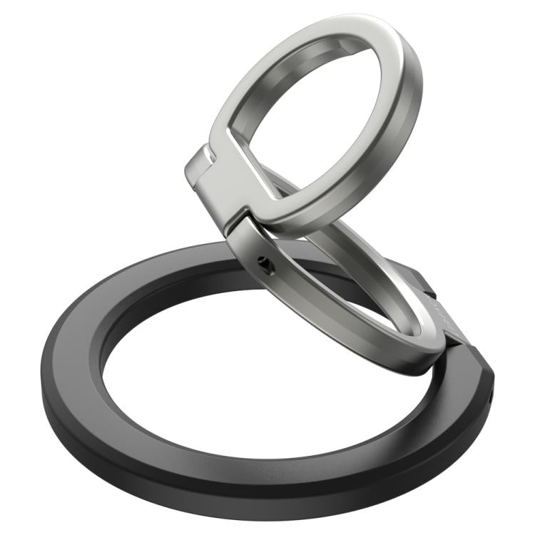 Soporte magnético para teléfono con hebilla de anillo y rotación de 360 grados