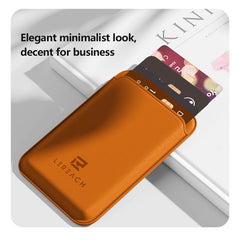 Cartera magnética para teléfono móvil de piel sintética