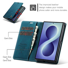 Funda de cuero multifuncional con tapa horiz...