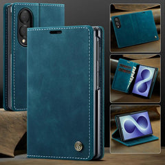 Funda de cuero multifuncional con tapa horiz...