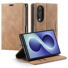 Funda de cuero multifuncional con tapa horiz...